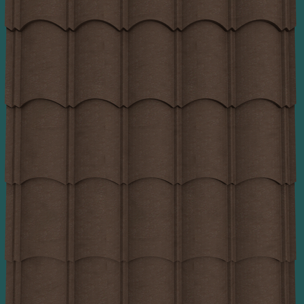 Orientile 28G Chocolate Textured Roofing Sheet