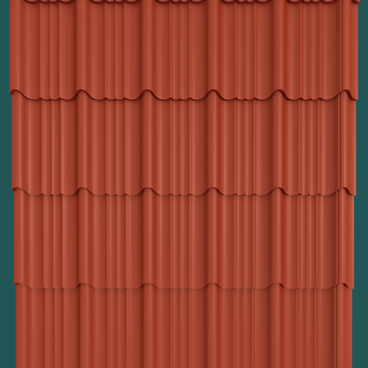 Versatile 28G Tile Red Smooth Roofing Sheet